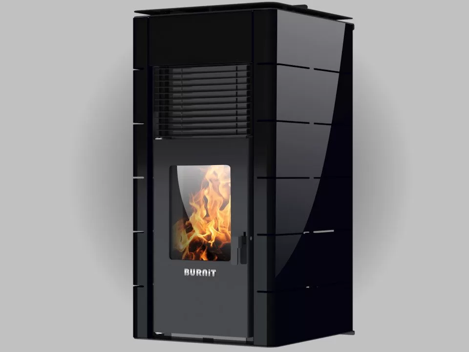 Pelletkachel BURNiT Concept CV 13 kW Jet Black. Bestellen of kopen. Levering en installatie. Gunstig kopen.. Verwarming op biomassa, Centrale Verwarming, Pelletkachel CV Pelletkachel BURNiT Concept CV 13 kW Jet Black. Bestellen of kopen. Levering en installatie. Gunstig kopen.. Verwarming op biomassa, Centrale Verwarming, Pelletkachel CV