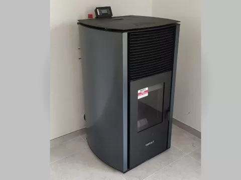 Pelletkachel CV Advant BURNiT 18 kW Antraciet